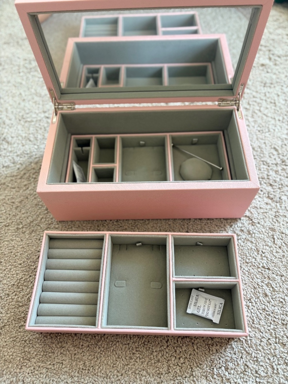Pandora Pink Leather Jewelry Box